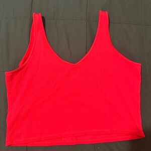 Women’s Ribbed tank top crop top